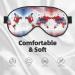 World Map Print Unisex Sleep Mask | Double-Sided Eye Mask for Sound Sleep & Skin Care - Buy Online on GoSupps.com