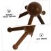 Frcolor 1stk Thai Wood Massager 5 Claw Head & Scalp Massage Device for Relaxation | Best International Shipping - Buy Online on GoSupps.com
