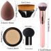 Air Cushion CC Cream Mushroom Head Foundation Set with Makeup Sponge and Brush - Long Lasting Moisturizing BB Cream for Bright, Matte Skin - Buy Online on GoSupps.com