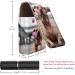 Travel Lipstick Organizer Case - Portable Makeup Bag with Mirror | Autumn Brown Dog Ball H024y2bamn - Shop Internationally - Buy Online on GoSupps.com