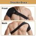 Buy Adjustable Shoulder Brace for Men | Stability Support & Compression Sleeve for Injury Prevention | Fits Left & Right Arm - International Shipping Available - Buy Online on GoSupps.com