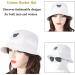 ZLYC Unisex Embroidered Bucket Hat - White Fisherman Cap for Men, Women, Teens | Summer Fashion Accessory - Buy Online on GoSupps.com