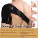 Buy Adjustable Shoulder Brace for Men | Stability Support & Compression Sleeve for Injury Prevention | Fits Left & Right Arm - International Shipping Available - Buy Online on GoSupps.com