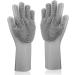 MBNVBNM Cleaning gloves Convenient Household Kitchen Scrubber Silica Gel Cleaning Gloves Dishwashing Gloves Household Heat Resistance (Color : Sky Blue Size : Medium) - Buy Online on GoSupps.com