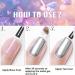 Metal Nail Polish Mirror Effect Quick Drying Metallic Effect Nail Art Polish Pink Plating Metallic Nail Polish Gel Nail Polish Nail Magic Mirror Gel Nail Polish For Chrome Nail No UV(Pink) - Buy Online on GoSupps.com