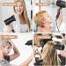 Travel Hair Dryer with Diffuser - Professional Lightweight Blow Dryer for Curly Hair - 2 Speed Heat Settings - Low Noise - Golden - Buy Online on GoSupps.com