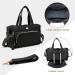 Large Diaper Bag Tote with Changing Pad and Pacifier Bag - Black - Buy Online on GoSupps.com