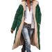 Hanxiulin Women's Fleece Jacket - Cozy Plush Winter Coat with Hood | Breathable Long Warm Bomber Jacket for International Shipping - Buy Online on GoSupps.com