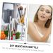 VINTORKY 12pcs Mascara Tube Eyelash Kit Cosmetic Applicator Whelping Kit Refillable Tubes Clear Plastic - Buy Online on GoSupps.com