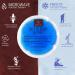 Reusable Hot & Cold Gel Round Ice Packs for Injuries - 5 Pack - Buy Online on GoSupps.com