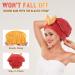 Ultra Absorbent Hair Towel Wrap - Quick Drying Soft Cap with Bow-Knot (3 PCS) | Perfect for Wet Hair Smoother & Shinier Results - Buy Online on GoSupps.com