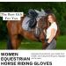 Women's Touchscreen Riding Gloves - Finger Ten Equestrian & Cycling Grip Gloves for Adults - Buy Online on GoSupps.com