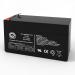AJC Battery Compatible with Leoch LP12-1.2 12V 1.3Ah Sealed Lead Acid Battery