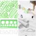 CFTfabMS 15Pcs Geometric Stencils Drawing Templates with Geometry Set - Circle, Curve, Shape Stencils with Case - Drafting Tools for Drawing Design School - Buy Online on GoSupps.com