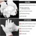 WLLHYF Moisturizing Gloves - White Cotton Touch Screen Gloves for Men & Women | Overnight Spa Cosmetics Treatment for Dry Hands | 1 Pair - Buy Online on GoSupps.com