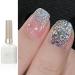 Gel Nail Polish Glitter Sequin Gel Polish UV/LED Soak-Off Gel Nail Varnish Highly Pigmented Shimmer Gel Nail Varnish Long-lasting Nail Glitter for Home Nail Manicure Salon DIY