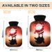 Soft Santa Claus Hot Water Bottle with Cover - Warm 2L for Winter Comfort | Ideal for Bed Hand Neck & Shoulders - Buy Online on GoSupps.com