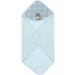 Sterntaler Emmi Hooded Towel for Babies & Children - Light Blue Donkey 80x80 cm | Embroidered Bath Towel Perfect for Kids - Buy Online on GoSupps.com