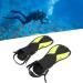 BOLORAMO Swimming Fins for Adults - Premium Diving Fins in Black & Yellow (Size 9-11 / 42-45) - Perfect for Open Water Adventures - Buy Online on GoSupps.com