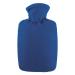 Hugo Frosch Hot Water Bottle Classic 1.8 l with Fleece Cover (Blue)