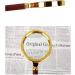 Spacmirrors Magnifying Glass 80Mm Magnifying Glass Mahogany Hand-held Magnifying Glass Magnifying Glass for Reading Circuit Appraisals Magnifier - Buy Online on GoSupps.com