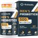 Probiotics for Men 500 Billion CFUs & 12 Strains Mens probiotic with Turmeric Cranberry Goji - Probiotics for Digestive Health Gut Immune & Bloating Prostate & Urinary Tract Health 60 Capsules 60 Count (Pack of 1)