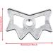RLECS Silver Aluminium Moosehead Bridge Head for Billiard Cue Stick - Buy Online on GoSupps.com