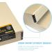 Lineco 9x12 Tan Museum Archival Storage Box | Drop Front Design | Acid-Free with Metal Edge | Pack of 2 | for Photos, Documents, Crafts | Long-lasting Picture Protection - Buy Online on GoSupps.com