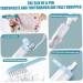 Travel Toothbrush Set - 2pcs 3-in-1 Toothbrush Kit with Refillable Toothpaste & Travel Case - Portable Soft Bristles for Travel Camping School & Business Trips - Buy Online on GoSupps.com