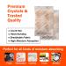 Buy 100g Fonday Food Grade Collared Silica Gel Packets - Moisture Indicating Orange to Green - 4 Packets for Fast Reactivity - Ideal for International Shipping - Buy Online on GoSupps.com