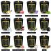 12 Scented Candles Gift Set - Black Glass Horoscope Jar Aromatherapy Candles | Soy Wax Votive for Parties Dinners & Camping - International Shipping Available - Buy Online on GoSupps.com