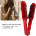 Plywood Comb Hair Straightening Tool - V-Shape Styling Straightener for Home & Barber Shop | Red - Buy Online on GoSupps.com