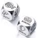 Anniversary Date Night Gifts for Him Her Boyfriend Girlfriend Husband Wife Birthday Couple Gift Dinner Food Decider Dice for Men Women Funny Engagement Wedding Valentines Day Gift Ideas Food Dices