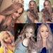 Drag Queen Synthetic Lace Front Wigs - Smoky Pink & Milky Lavender | Natural Hairline | Long Wave Cosplay Wigs for Women - 26 - Buy Online on GoSupps.com
