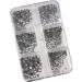 6 Grids Versatile Sparkling Flat Back Crystal Mini Art Rhinestones Collection Nail Decorative Accessories Nail Art Rhinestones Kit Flatback Crystals - Buy Online on GoSupps.com