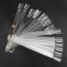 Adecco LLC Nail Swatch Sticks - 200 Pack Fan-shaped False Nail Art Tips for Salon Display and Practice - Buy Online on GoSupps.com