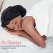 Silk Satin Bonnet for Curly Hair - Double Layer Reversible Sleeping Cap - Black - Buy Online on GoSupps.com