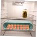 BUGUUYO 1 Pc Slide Egg Collection Food Serving Tray Refrigerator Egg Drawer Double Layer Food Container Green 28.5X15CM - Buy Online on GoSupps.com