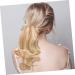 Ipetboom High temperature wire long hair piece ponytail Miss curly women headdress extend natural natural looking hair extensions Hair piece curly bang wig human hair - Buy Online on GoSupps.com