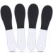 4 Pieces Double-Sided Foot File Foot Rasp File Dead Skin Remover Foot Scrubber Hard Skin Remover Foot Care for Wet and Dry Cracked Feet