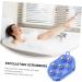 2-Piece Rolling Hand Massager Set | Acupressure Muscle Roller & Massage Balls - Meridian Body Massager in Medium Blue - Buy Online on GoSupps.com