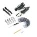 NOEYUN Keratin Fusion Hair Iron Connector Wand Kits for Fusion Hair Extensions Application&Re-Bond (Type 2  Black) TYPE 2 Black