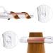AmoVee 2-in-1 Mini Travel Curling Iron and Flat Iron - Dual Voltage 1 inch with Carry Bag - Perfect Valentine's Day Gift for Her (White) - Buy Online on GoSupps.com