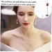 1 Set 2 Pcs Valentine's Day Present Neck Wedding Supplies 27X5CMx3pcs Silverx3pcs - Buy Online on GoSupps.com