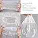 100 Disposable Waterproof Shower Caps - Elastic & Multi-purpose for Travel, Home, Hotel Use (Transparent) - Buy Online on GoSupps.com