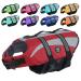 Emust rescue vest for large dogs dog swimming vest for small/medium -sized/large dogs with double rescue handles high -reflecting rescue protection for swimming red l l red red