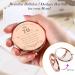 GAOLZIUY 70th Birthday Compact Mirror for Women - Rose Gold Portable Gift for 70 Years Old - Perfect Anniversary or Christmas Gift from Child - Buy Online on GoSupps.com