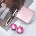Buy NATUCE 2PCs Contact Lens Container Set - Travel-Friendly with Mirrors - Pink & Rose Gold - Ideal for Home & Travel - Buy Online on GoSupps.com