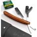 Sapiens Barbershop Bart Razor - Single Blade Razor with 100 Derby Blades & Carrying Bag | Premium Black Edition for Men - International Shipping Available - Buy Online on GoSupps.com