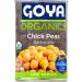 Goya Foods Organic Chickpeas Garbanzo Beans 15.5oz (Pack of 24) - 100% Organic, Non-GMO - Buy Online on GoSupps.com